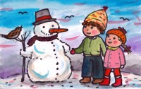 Sněhulák a děti